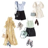 夏コーデはウエストコンシャスが命！【華奢見え抜群コーデ4選】