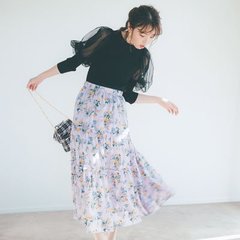 春のデート服が1番可愛い説となえます♡　女の子を100倍輝かせる花柄＆パステルカラーが最強らしい