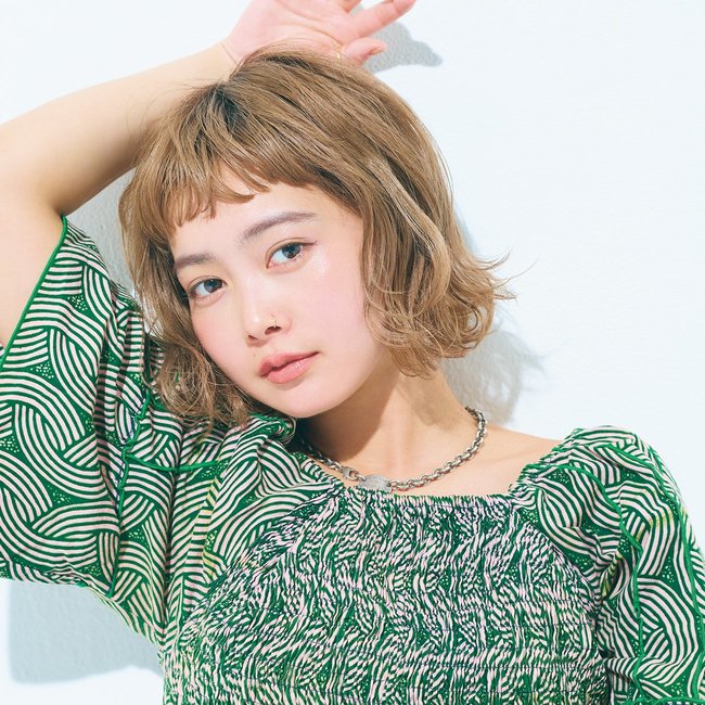 【ボブ】大きなたゆみウエーブで重心を巧みにコントロール