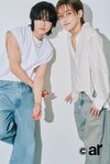 ar7月号に登場するROIROM　左：本多大夢さん　右：浜川路己さん