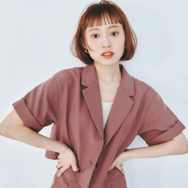 【ボブ】眉上のワイドバングは破壊力バツグン！