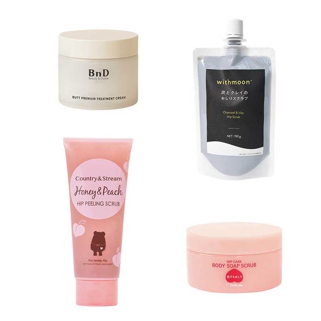 優しく磨き上げて目指すは見惚れるうるツヤヒップ♡ 角質ケアから濃厚保湿まで【ヒップケアアイテム】４選