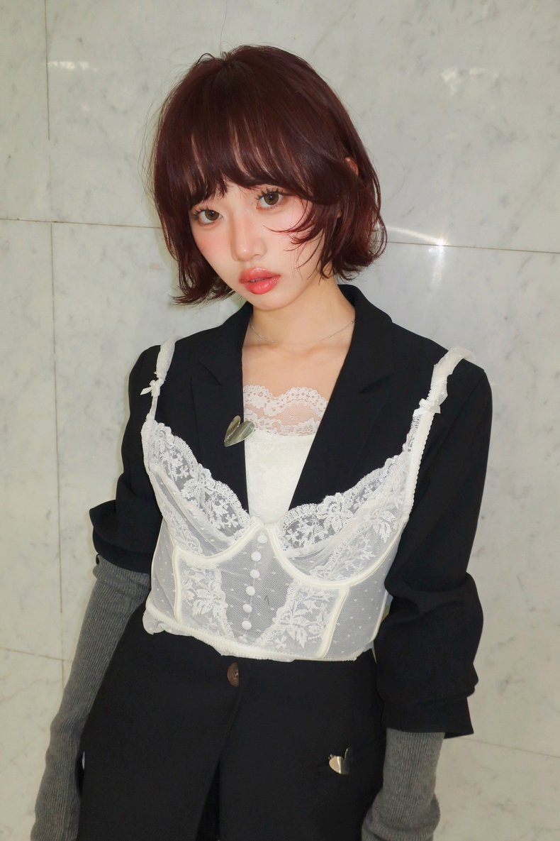 顔まわりレイヤーを活かしたパーマスタイル（DaB GINZA　尾又絵里菜​​さん）