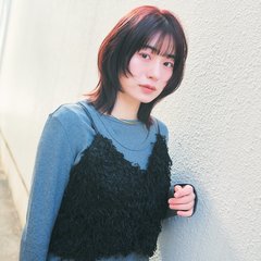 【ミディアム】深みのあるボルドーで奥行きのある大人女性に