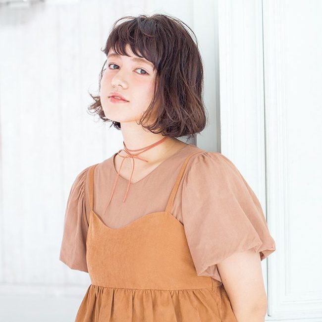 ピュアな可愛さが全開のAラインボブ
