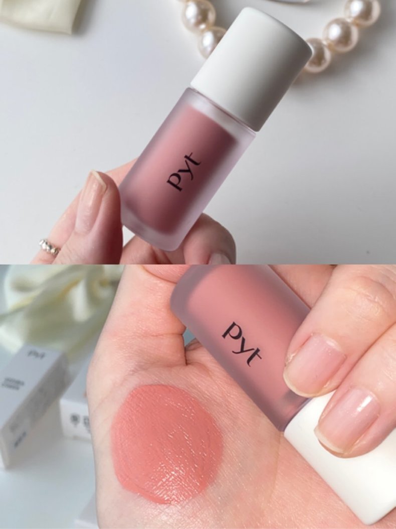 ゲンバ リキッドチーク_05 ピオニー（PEONY）　スウォッチ