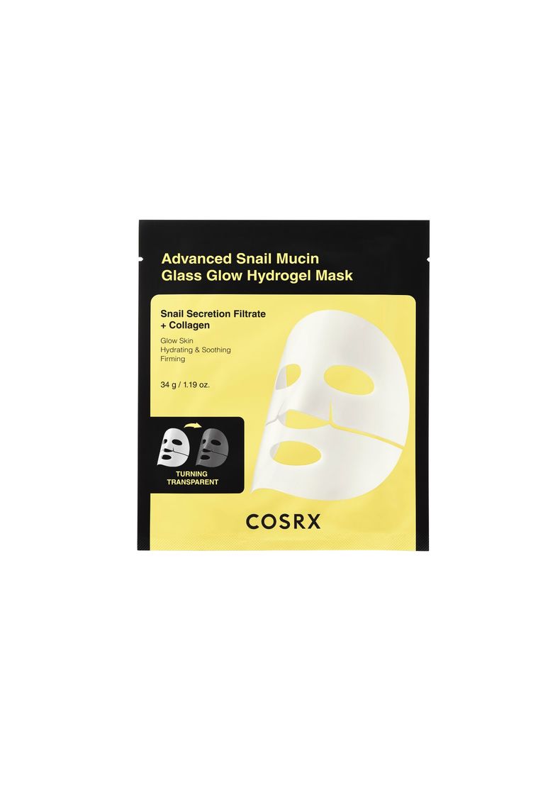 コスアールエックス アドバンスド スネイルムチン グラスグロー ハイドロゲル マスク 3枚 ¥1,650