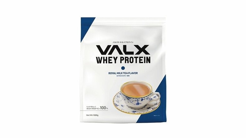 バルクス(VALX) ホエイプロテイン ロイヤルミルクティー風味 1㎏ ¥4,180/レバレッジ