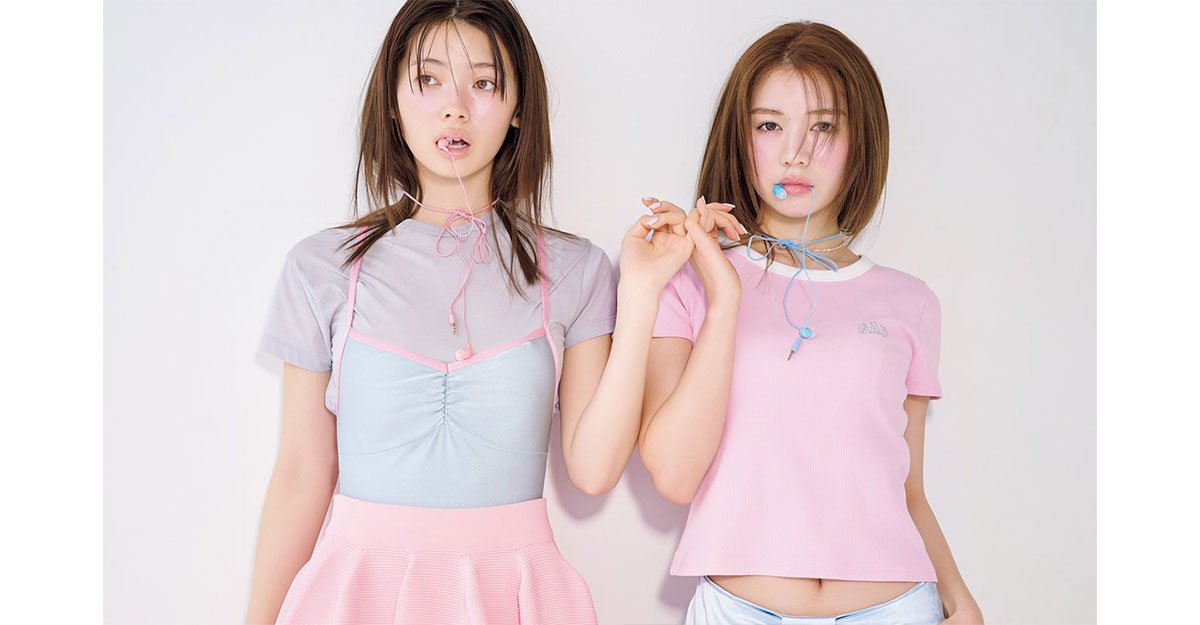 ピンク×ブルーのメロ配色♡身につけるだけでテンション底上げ
