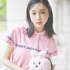 【ar golf】甘ガーリー派さんのゴルフコーデ♡　韓国アイドル風のきちんとポロシャツでラウンドをもっと楽しんで♪