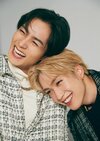 川村壱馬、藤原 樹(THE RAMPAGE from EXILE TRIBE)。ar9月号より