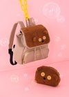 【上から】ティム リュック¥17,600(サイズ:H23×W23×D11cm)、ティム ポーチ¥9,900(サイズ:H13×W20×D5cm)