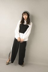 キチンとコーデのハズし役♪