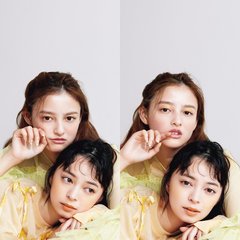 大峰ユリホ×上國料萌衣、眼福初共演♡ あどけない秋の【血色イエローメイク】のポイントをそれぞれ解説！