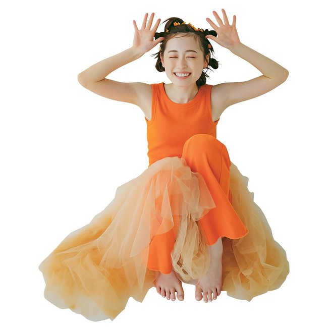 ピンを使わずゴムだけでできちゃう！福原遥が魅せる【ちびおだんごヘアアレンジ】HOW TO