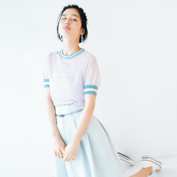 ラベンダーで透明度UP♥ 色素薄い系服でピュアっぽさ全開ガールに変身