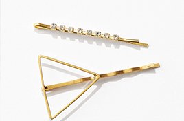 カジュアルにきらめきひと匙！　アネモネの秋ヘアアクセ