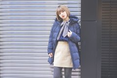 極寒なお正月はダウンコートがマスト！　UNIQLOダウン×ミニのおフェミな関係♡