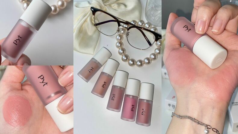 LE SSERAFIM(ルセラフィム)専属メイクさんプロデュース・Pyt(ピュット)新作チークを全色スウォッチ&徹底レビュー♡【ゲンバリキッドチーク】