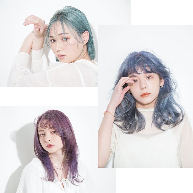 ”ちょいミルキー”がトレンド！【ホワイト×寒色】のヘアカラーが春夏ファッションと相性抜群ってホント？♡