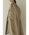 トゥデイフルのステンカラーコート¥32,000