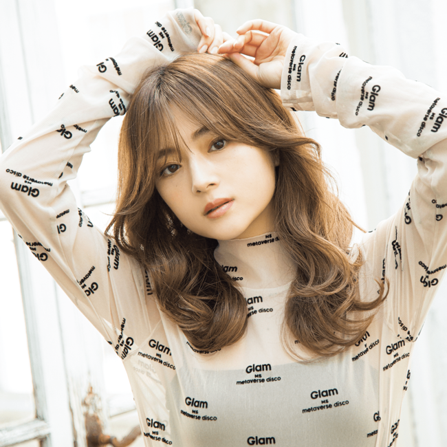 【ロング】女っぽさ全開のガーリーウェーブにずきゅん♡