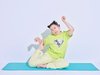 猫と涅槃の合体ポーズ