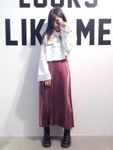 ちょいワル風の合わせがキュート♡