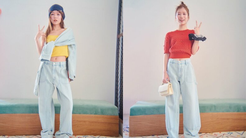 組み合わせ次第でガラッと雰囲気チェンジ♡洗練された今っぽさで何色にも染まる【ワイドデニム】コーデ2選