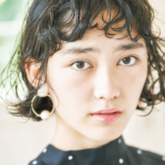 太眉さんに良く似合う♡ オン眉パーマバング