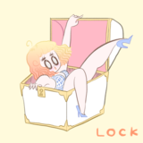 C カギつきの箱に入れた