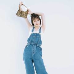 本田翼、ジャンプスーツのしゃれ見えポイントを伝授♡ スタイルアップの秘訣がつまった【ネアカデニムコーデ】
