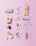 a.チャーム￥4,950／スナイデル b.チャーム￥550／パリスキッズ 原宿店 c.カードケース￥26,000／ガニー d.キーチェーン￥2,200／ア ベイシング エイプ®（べイプ ストア® 原宿）e.キーホルダー 各￥770／パリスキッズ 原宿店 f.キーリング￥1,980／プラザ（プラザ カスタマーサービス室）［©2025 Hasbro.］g.スター付きチャーム￥550、リボン付きチャーム￥550／ウィゴー h.キーホルダー￥15,400／ストリングティング（ショールーム シャルメール）i.キーホルダー￥30,800／アンテプリマ/ワイヤーバッグ（アンテプリマジャパン）j.チャーム￥2,200／ケースティファイ k.ストラップ￥6,600／ザヴァージンズ l.ストラップ￥660／パリスキッズ 原宿店