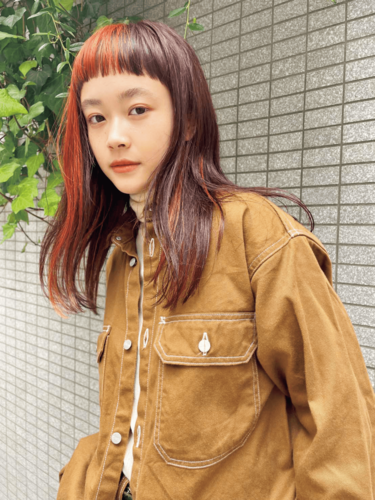 ロング 個性を宿したツートンカラーでこの冬のおしゃれリーダーは私に決定 Arweb アールウェブ
