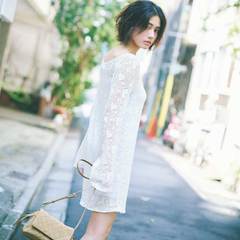 安斉星来がお手本♡色っぽ透け感でふらっと街歩きはいかが？【秋の一人勝ち透けワンピ】3選