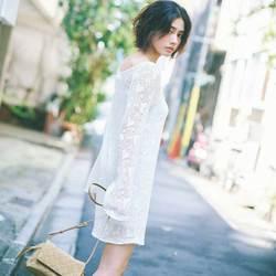 安斉星来がお手本♡色っぽ透け感でふらっと街歩きはいかが？【秋の一人勝ち透けワンピ】3選