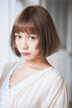 プチ姫カットで ピュアなボブに 個性をイン