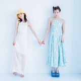 八木アリサ×上西星来が着こなす夏のひんやりコーデ♡素材＆デザインで見た目−3°Cに！【シャーベット服】６選