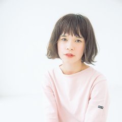 ラフ感が可愛い大人キュートなおしゃバング