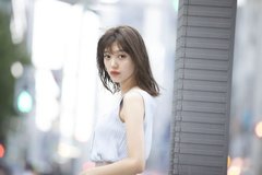 30℃越えの残暑には【GU】【UNIQLO】のプチプラ爽やかトップスで、せめて色だけでも涼しげに♡