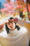 紅葉のベストシーズンに撮影/『日向坂46上村ひなの写真集』先行カット