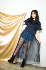 チュール×脚の透けテクで魅了♡