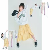 ”だぼメンズ感”と”フリルスカート”が合わさると…?♡ 森絵梨佳がまとう【きゅんデート服】で男女ウケを狙って。