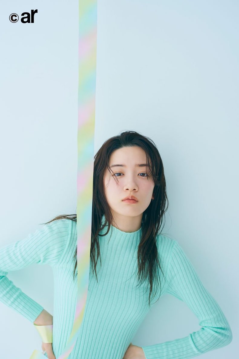 永野芽郁。ar5月号表紙アザーカット