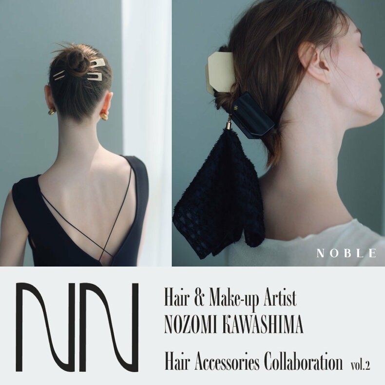 バックコンシャスを叶えるヘアアクセ爆誕♡大人気HM・河嶋 希さんとの人気コラボアクセ第二弾が発売に！