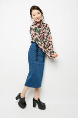 ぴたシルエットがニクい♡