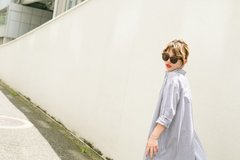 これは買い！　さらっと1枚でモードを気取れる、UNIQLOのシャツワンピ♡