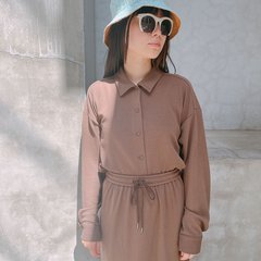 【GU￥3,980】今買って秋まで着れる！洒落みセットアップをお届け