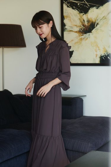 L'Or（ロル）Volume Shirt Dress かじまり  楫真梨子