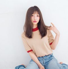 大人っぽいのに可愛い。男女モテストレート